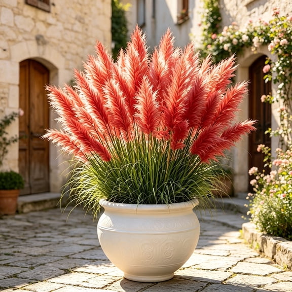 Pampas Grass-Low Maintenance,for Garden,Ideal for Beds Borders Plant Pots & Planters
