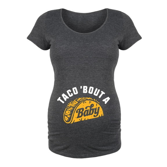 Bloom Maternity - Taco Bout A Baby - Maternity Scoop Neck T-Shirt