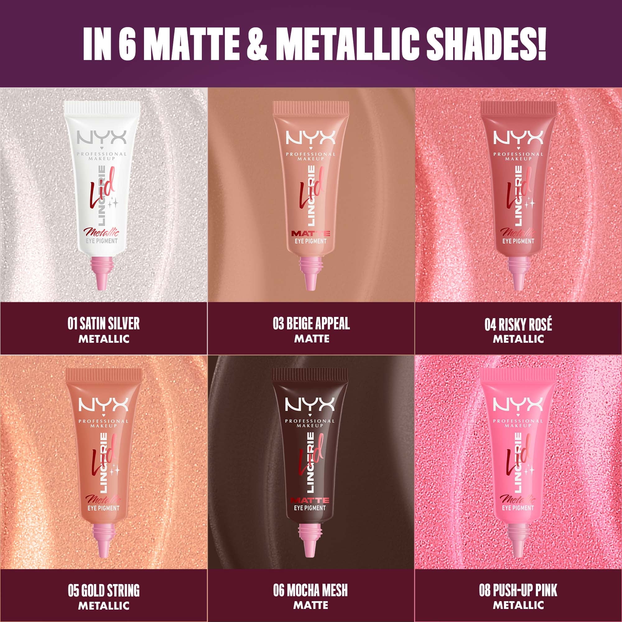 NYX Professional Makeup Lid Lingerie Pigment crème pour les yeux
