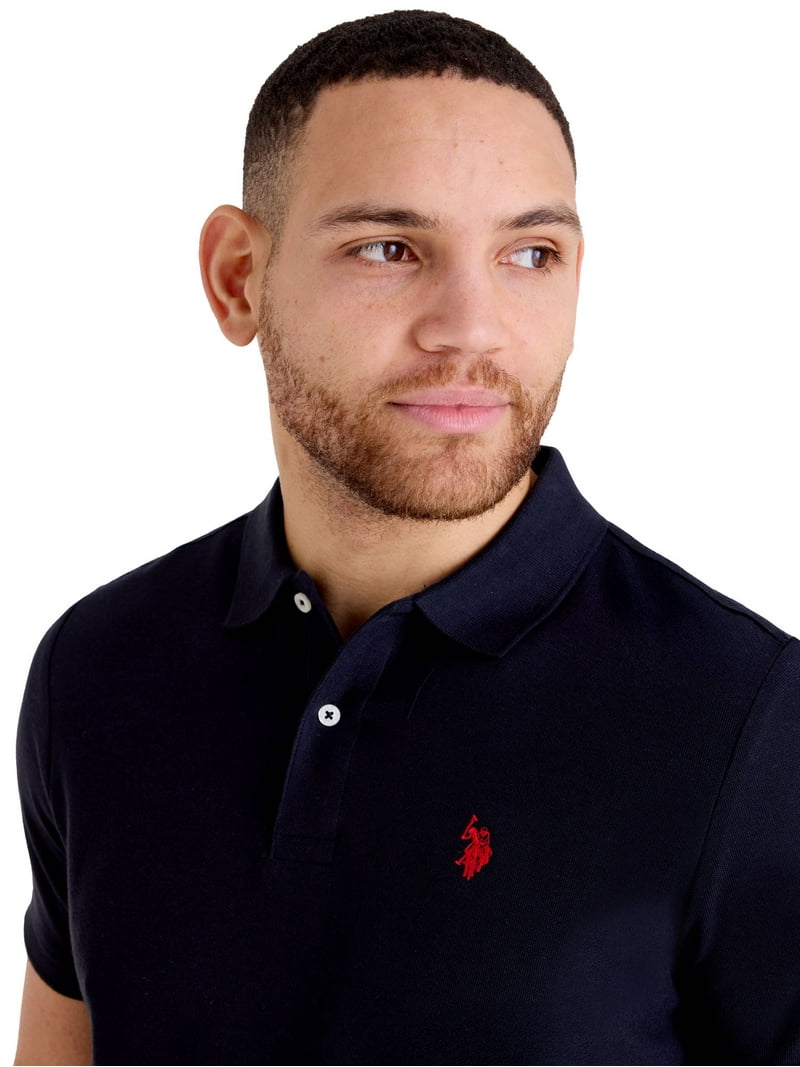 U.S. Polo Assn. Men's Performance Pique Polo Shirt - Walmart.com