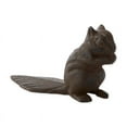 thumbnail image 3 of Adorable Decorative Chipmunk Door Stopper Bronze Cast Iron 7x2.5x3.75, 3 of 4