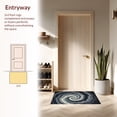 thumbnail image 3 of ODIKA 5' x 7' Machine Washable Non-Slip Area Rug, Op Art Spiral High Traffic Rug, Gray, 438297, 3 of 7