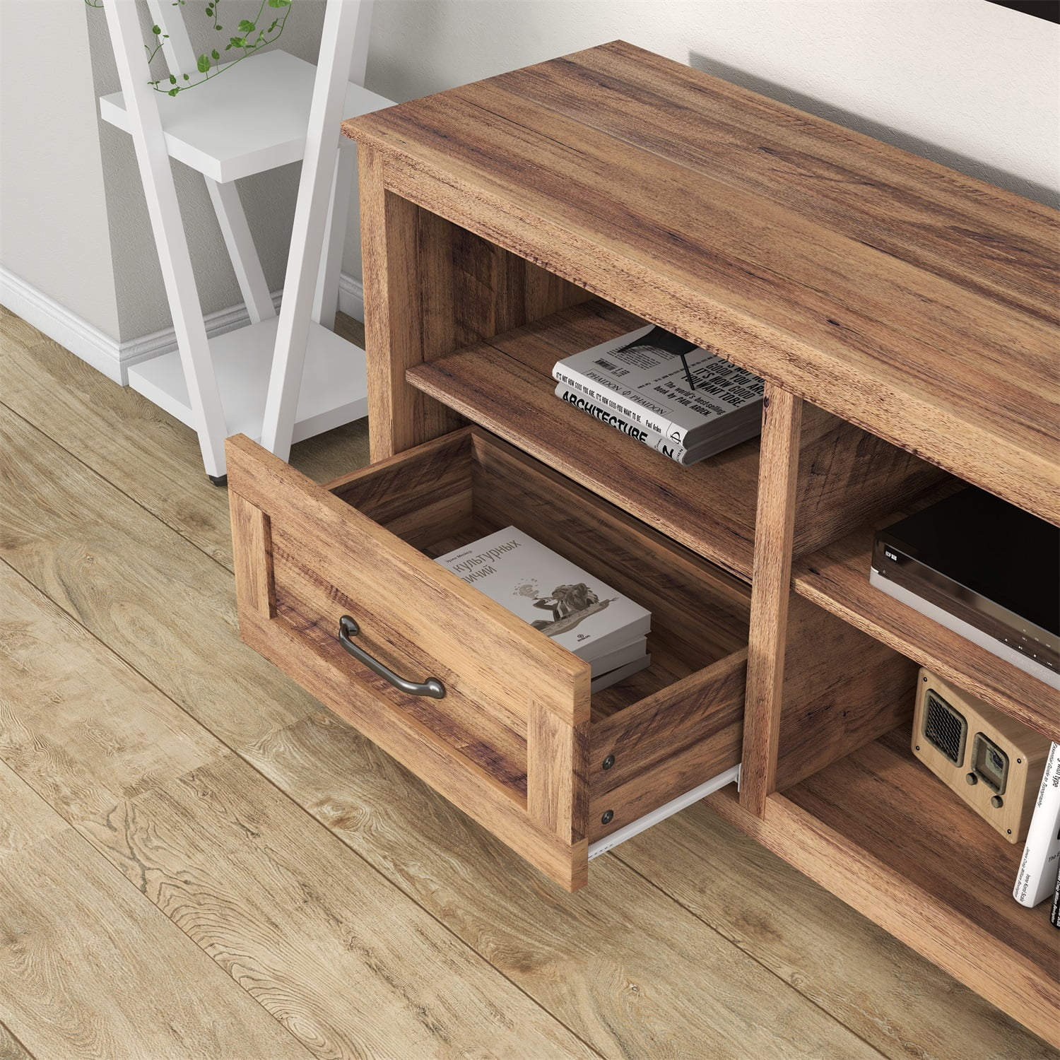 Kadyn 70.08 Inch Length TV Stand, Particle Board TV Console with 2 Drawers and 4 High-Capacity Storage Compartment, Light Brown TV Stand for TVs up to 60" Kadyn 70.08 Inch Length TV Stand, Particle Board TV Console with 2 Drawers and 4 High-Capacity Storage Compartment, Light Brown TV Stand for TVs up to 60"