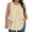 Beige, variant on Vivianyo HD Women's Plus Size Round Neck Pleated Sleeveless Tank Top, Casual Loose Flowy Tunic Vest, Women's Beige, Sizes L-5XL