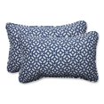 thumbnail image 1 of Pillow Perfect 594316 Intérieur-Extérieur dans le Cadre Saphir Coussin à Jeter Rectangulaire&44; Bleu - Lot de 2, 1 of 1