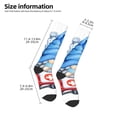thumbnail image 2 of Sigee Medicine Gnome Truck Red for Socks for Men Women Socks Stocking Compression Socks, 2 of 6
