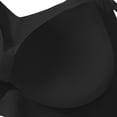 thumbnail image 3 of Fatuov Womens No Underwire Bra Push Up Lightweight Bra Full Coverage Solid Color Breathable Fabric Everyday Bralette 36A, 3 of 4