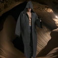 thumbnail image 4 of Alaiyaky Hooded Cloak Robe Jedi Adult, Jedi Costume Set with Accessories and Necklace Wizard Master Knight Robe Costume Cosplay for Halloween Masquerade Balls, 4 of 8