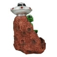thumbnail image 2 of UFO Green Roswell Alien With Flying Saucer Spaceship Backflow Incense Burner, 2 of 8