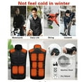Heated Vest for Men, Warming Heated Vest with 11 Heating Zones, Heating