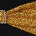 thumbnail image 5 of BalsaCircle 5 Gold Metallic Spandex Chair Sashes Bows Ties Party Ceremony, 5 of 5