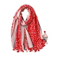 thumbnail image 1 of tredstone Écharpes Confortables et Polyvalentes pour les Femmes Toute Occasion Faite avec du Polyester Rouge, 1 of 1
