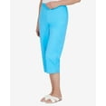 thumbnail image 6 of Alfred Dunner Womens Petite  Embellished Cuff Twill Capri, 6 of 6