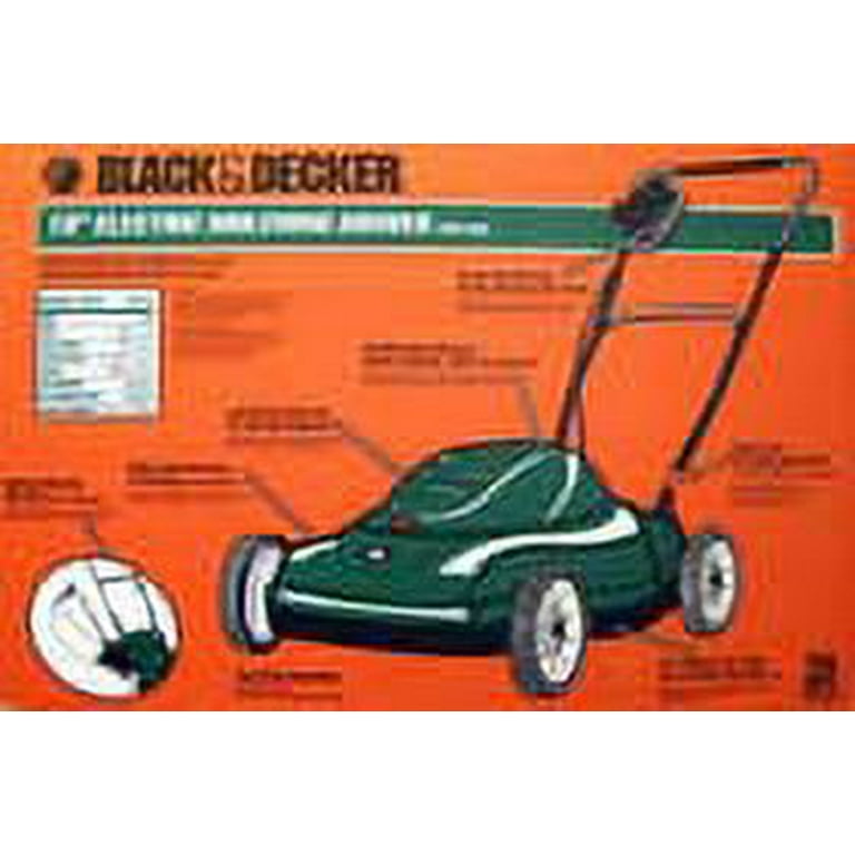 Black & Decker 18 In. Electric Lawn Hog Mulching Mower with Flip Over  Handle - BLACK & DECKER/IND AIR AUTO