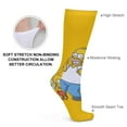thumbnail image 3 of Simpsons Thick Stockings Casual Socks for Men Women Durable Comfort Calf Socks Soft Elastic Crew Socks 15.7", 3 of 8