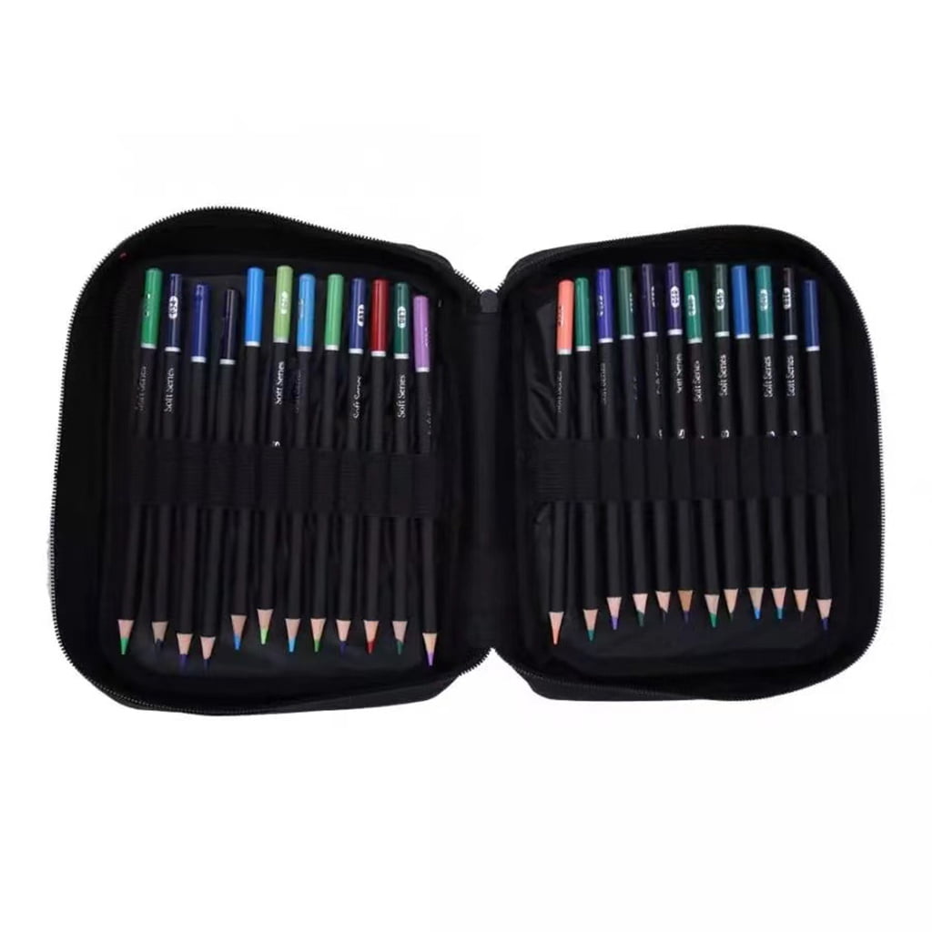 Milue 72 Pcs Professional Oil Colored Pencils Set Artist Painting Sketching Drawing Art Supplies