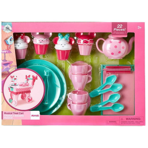 minnie mouse treat cart play set