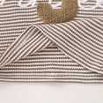 thumbnail image 6 of mgoYE Toddler Baby Boy Birthday Outfit Three Letter Embroidery Waffle T-shirt Top Jogger Shorts Summer Birthday Clothes(Brown,2-3 Years), 6 of 9