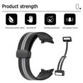 thumbnail image 4 of Bsvklp Correa Reloj Silicona para Galaxy Watch5/5 Pro/4/4 Classic (negro Gris), 4 of 9