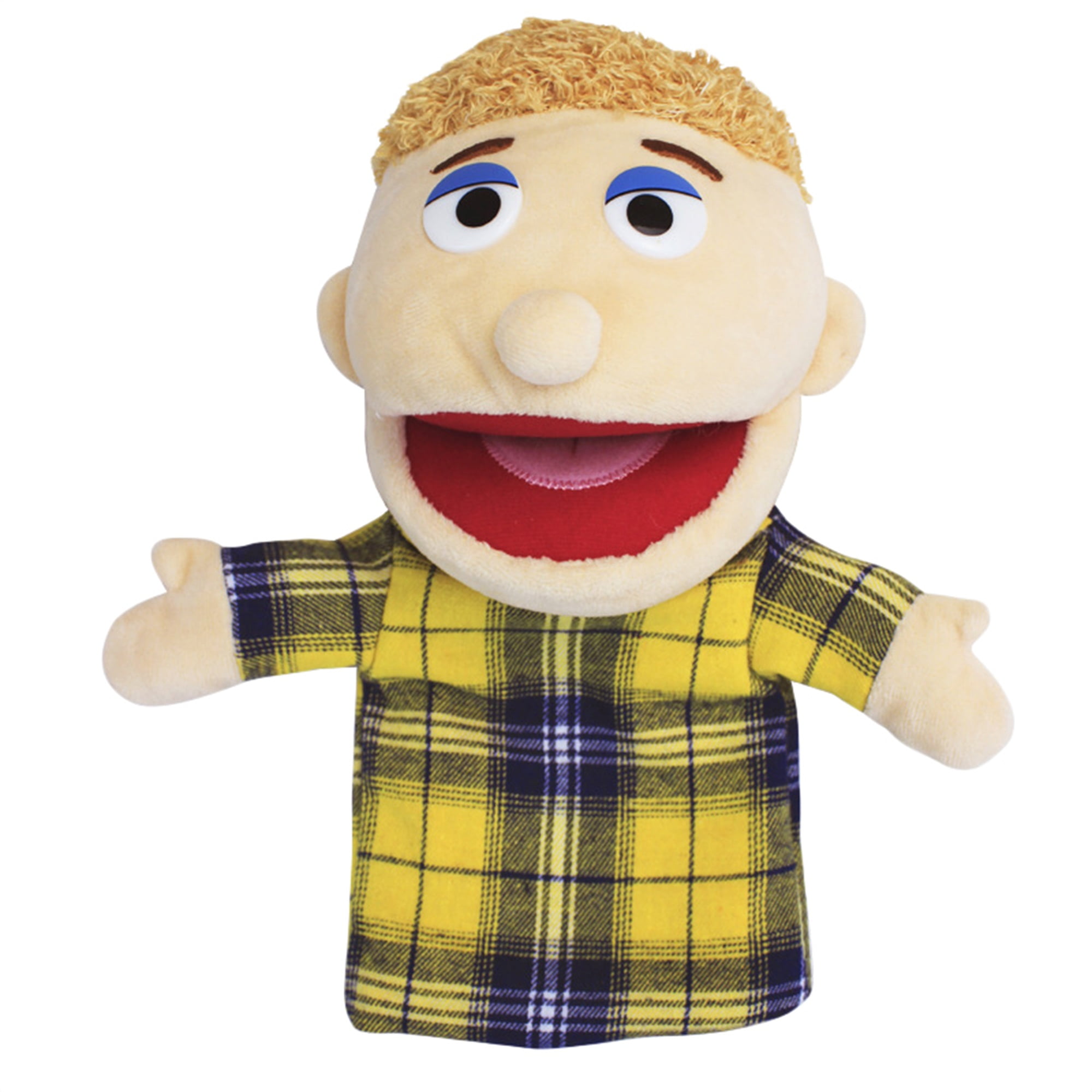  2023 New Jefffrry Puppet Plush Toy, Jefffrry Sister/Mom/Dad  Soft Plush Toy, Hand Puppet for Play House, Mischievous Funny Puppet's Toy  with Working Mouth, Kid's (Father) : Toys & Games