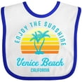 thumbnail image 3 of Inktastic Summer Enjoy the Sunshine Venice Beach California in Blue Boys or Girls Baby Bib, 3 of 4