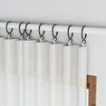 thumbnail image 5 of QIANJI 1.25 Inch Curtain Rings with Hooks, 24 Pack Black Metal Drapery Rings with Pins Fits Up to 1 Inch Curtain Rods, 5 of 7