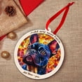thumbnail image 5 of Bulldog Stained Glass Suncatcher Ornament – Holiday Ornament with Text for Loved Ones, Family & Friends, Christmas 2025 Decoration, 5 of 6