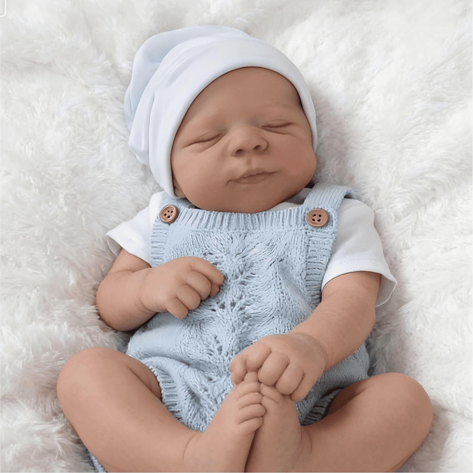 Dayoff Kids Lifelike Reborn Baby Dolls - 19 Inch Realistic Baby Doll (No Accessories) For Kids Age 3+