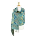 thumbnail image 2 of Paisley Pattern Tow Layered Woven Pashmina Shawl Scarf Wrap Stole, 2 of 4