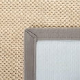 thumbnail image 5 of Safavieh Natural Fiber Collection NF141G Border Sisal Area Rug, 6' x 9', Maize / Grey, 5 of 5