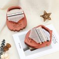 thumbnail image 4 of Riwcyla 17,key Thumb Piano Wooden Finger Piano Handmade Traditional Thumb Piano for Beginners Portable African Thumb Piano Musical Instrument for All Ages, 4 of 6
