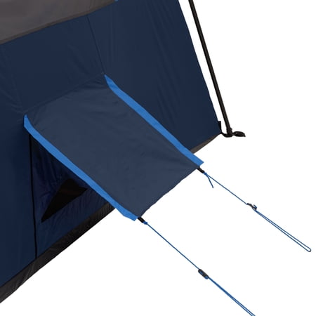 OZARK TRAIL 13′ X 9′ 8-PERSON CABIN TENT WITH LED LIGHTED POLES, 32 LBS