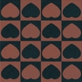 thumbnail image 1 of Ahgly Company Indoor Square Patterned Blood Night Red Area Rugs, 8' Square, 1 of 6
