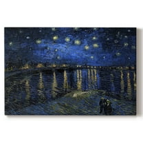 Wexford Home Starry Night Over Rhone - 16" x 20" Gallery Wrapped Canvas, Ready to Hang