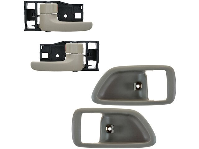 Interior Door Handle and Bezel Set 4 Piece - Compatible with 2001 ...