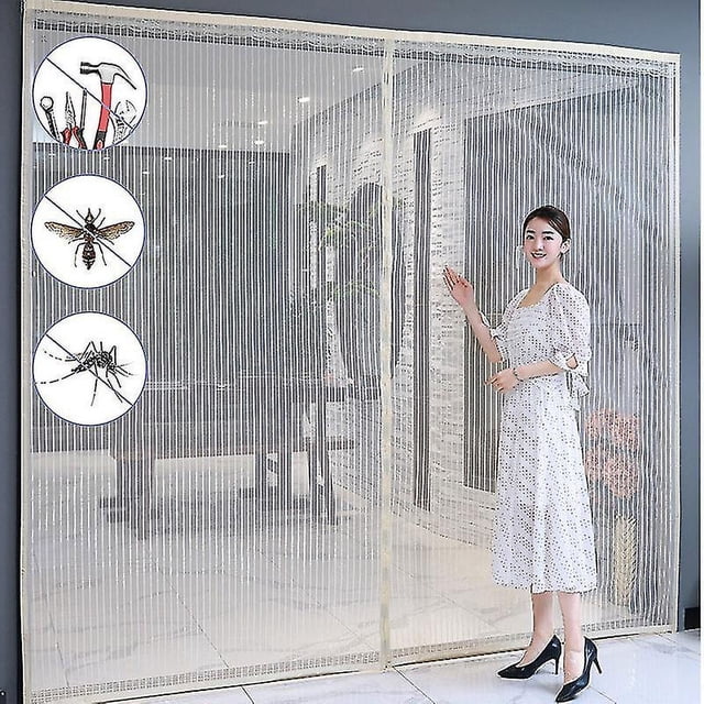 Miman Strong Magnetic Door Curtainanti-mosquito And Insect-proof Automatic Closing Invisible Gauze Large-size Mosquito Nets For Doors