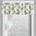 thumbnail image 2 of Ambesonne Funny Sloth Valance Pack of 2, Floral Leaves Foliage, 54"X18", Lime Green Umber, 2 of 5