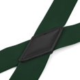 thumbnail image 3 of Buyless Fashion 2 pack Suspenders for Men - 48" Adjustable Straps 1 1/4" - X Back with Black Hooks - 5141-2-Hunter-Green, 3 of 7