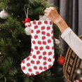 thumbnail image 5 of Sikiie Cartoon Strawberry Christmas Stockings,18 Inches Christmas Stockings Xmas Hanging Stockings for Family Christmas Decorations & Gifts, 5 of 7