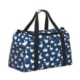 thumbnail image 2 of Fotbe Cute Goose On Blue Sky Bolsa de Viaje con Estampado, Bolsa de Fin de Semana para Mujer con Compartimento para Zapatos, Bolsa de Gimnasio con Bolsillo Húmedo, 2 of 7