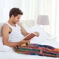 thumbnail image 5 of Sikiie Neon Rabbit In Archway Pajama Pants Men, PJ Bottoms, Sleep & Lounge Pants-XX-Large, 5 of 6