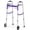 Purple, variant on Whlicks Narrow Folding Walker for Seniors, Adjustable Width & Height, Lightweight Aluminum Walker with Wheels, Supports 350 lbs