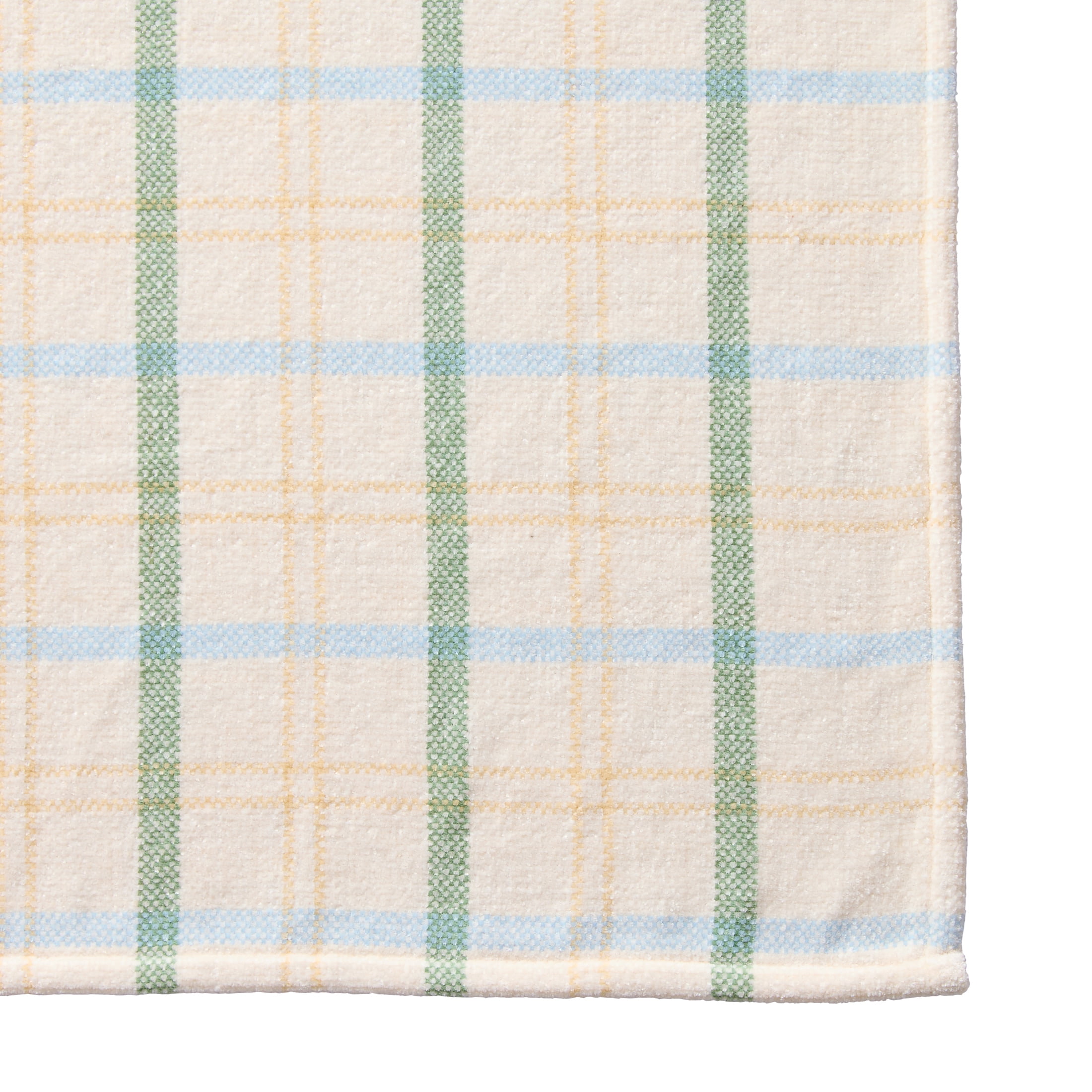 Better Homes & Gardens Woven Chenille Plaid Throw Blanket, Vanilla Dream ,50x72 Inches