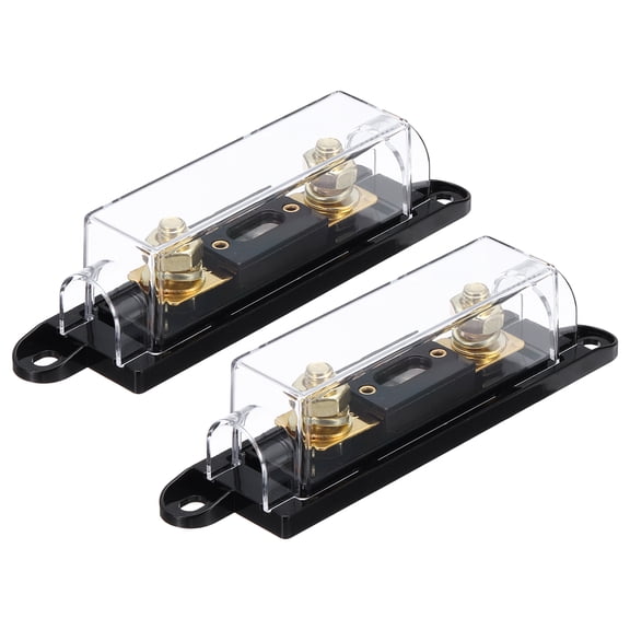 2 Set 40 A 32 V ANL Fuse Holder Kit 40 A Fuse 0/2/4/8 Gauge AWG Inline Fuse Block Fuse Box Automotive Fuse Block