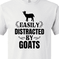 thumbnail image 4 of Inktastic Easily Distracted by Goats T-Shirt, 4 of 5