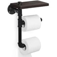 thumbnail image 6 of Oumilen Industrial Black Wall-Mounted Toilet Paper Holder, 6 of 7