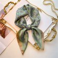 thumbnail image 5 of Pañuelo cuadrado de seda de 70 cm para mujer, pañuelo de satén con estampado, banda para la cabeza, chal para el pelo de moda para mujer, pañuelo para el cuello, hijab, 5 of 5