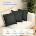 thumbnail image 5 of Throw Pillows, 18" x 18" Set of 2 Decorative Pillows, Premium Down Alternative Filled Hypoallergenic Square Pillows for Bed Sofa Couch, 5 of 7