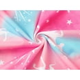 thumbnail image 6 of Beezizac Teen/Little Girls Nightgown – Summer Short Sleeves Sleepwear Pretty Rainbow Unicorn Nightdress Pajama Size 8, 6 of 7