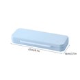 thumbnail image 3 of Yhmxh Cute Plastic Pencil Box, Double Layer Hard Pencil Case, Portable Snap Closed Stationery Storage Box, Lightweight Durable Rectangular Pen Holder for Office Art Supplies Organizer, 3 of 5